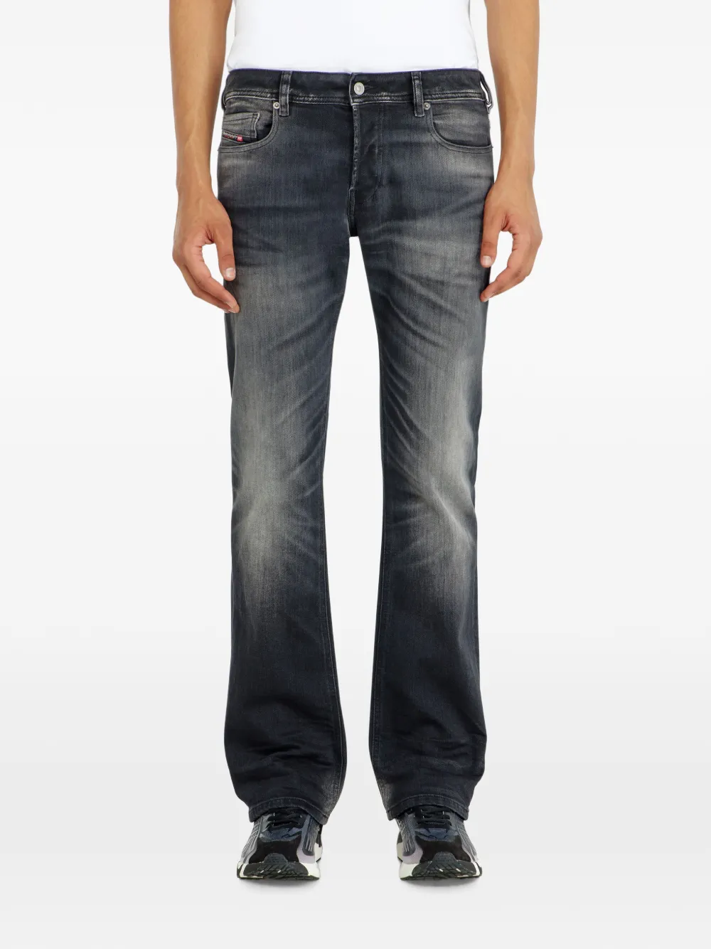 Diesel 2007 Zatiny low-waist bootcut jeans Grijs