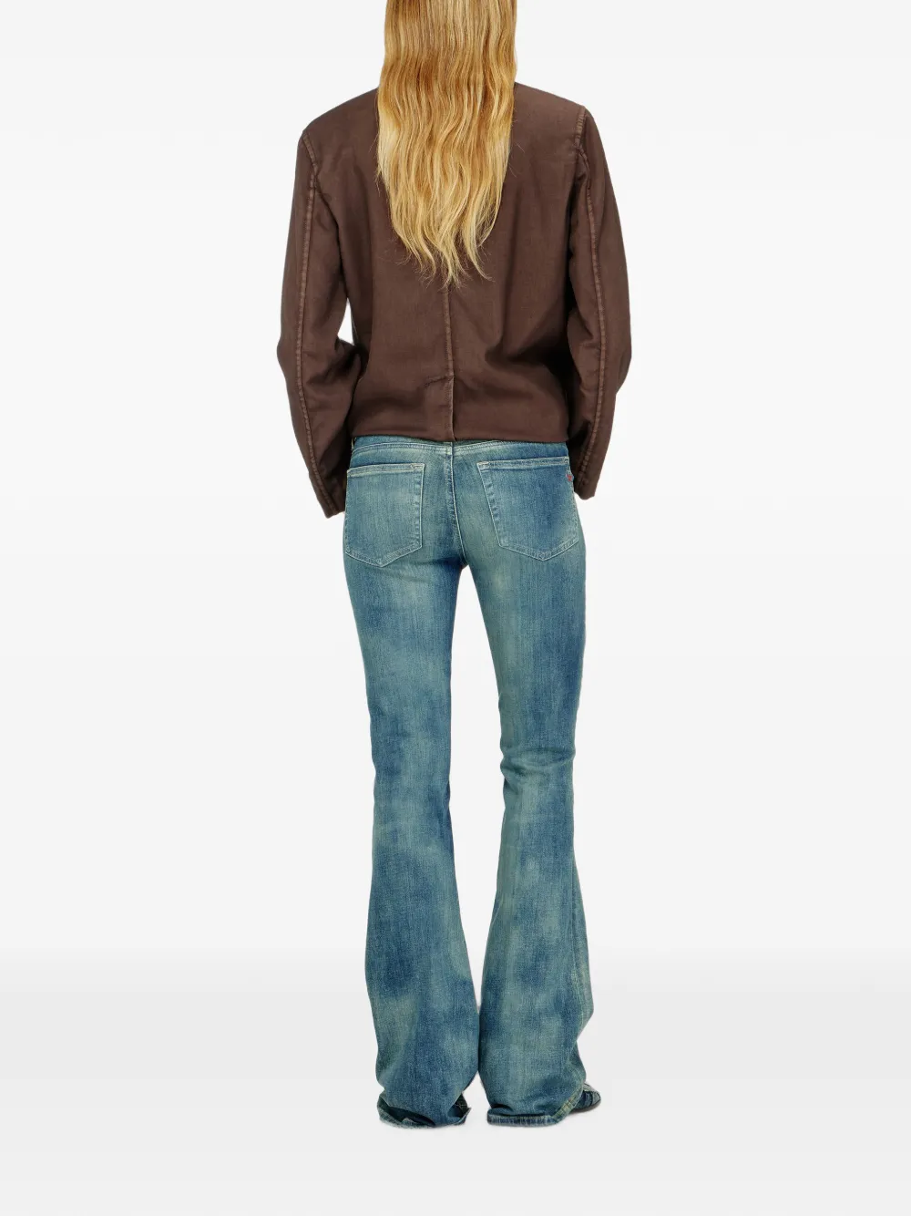 Diesel 1969 D-Ebbey bootcut low-waist jeans Blauw