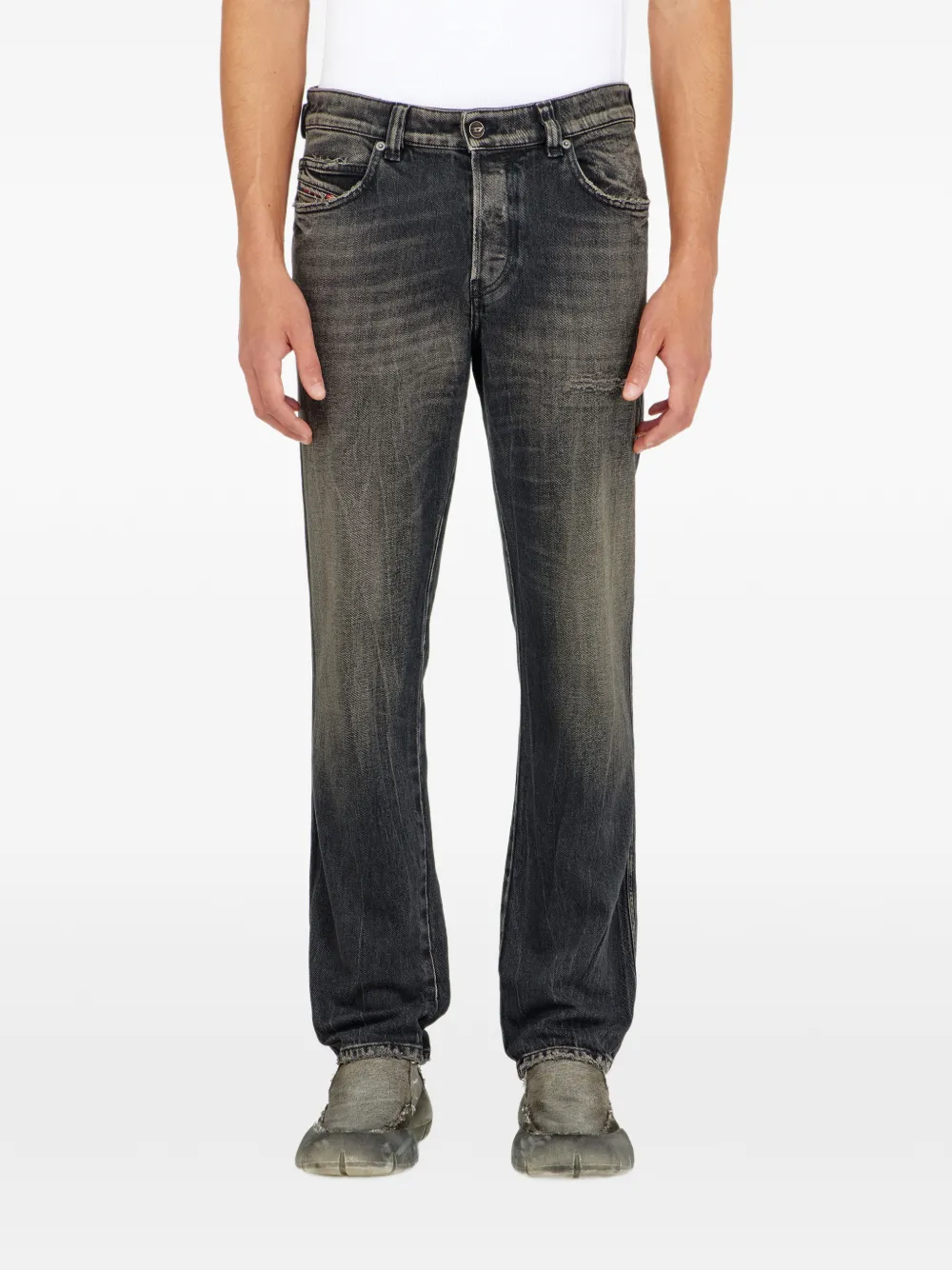Diesel 1993 D-Vyl jeans met normale taille Grijs
