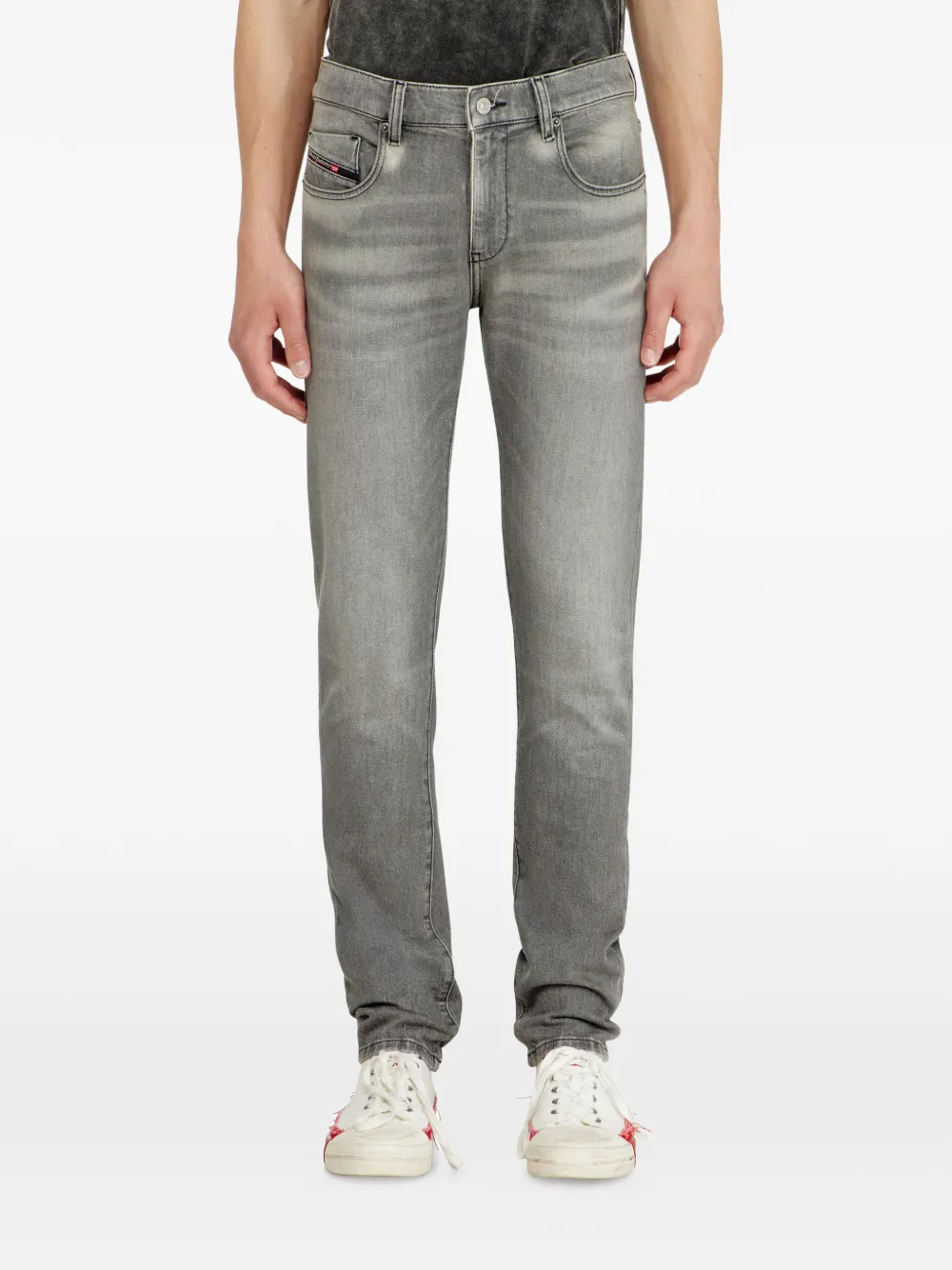 Diesel Slim-fit jeans Grijs