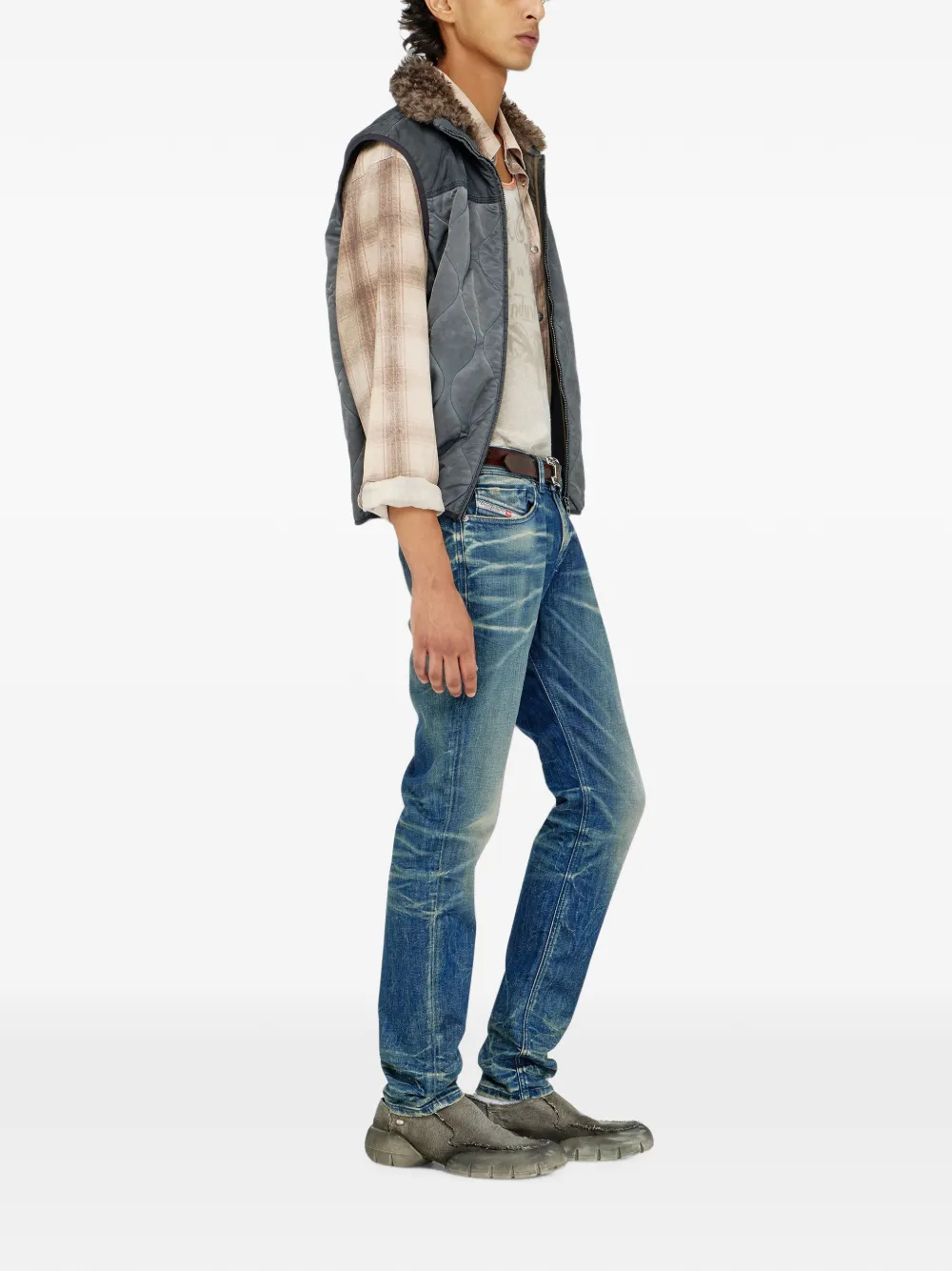Diesel 1979 Sleenker low-waist skinny jeans Blauw