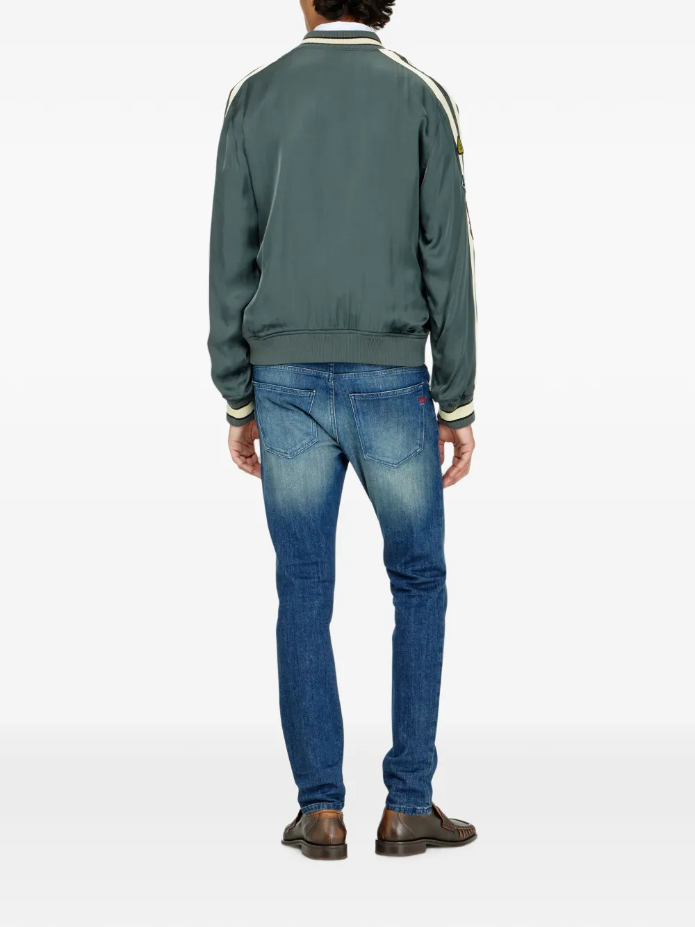 Diesel 2019 D-Strukt slim-fit jeans met standaard taille Blauw