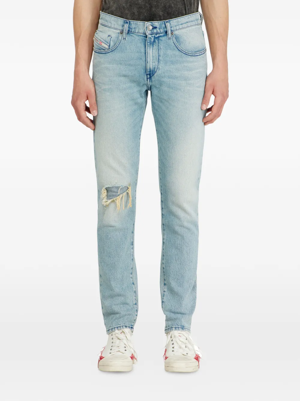 Diesel Slim-fit jeans Blauw
