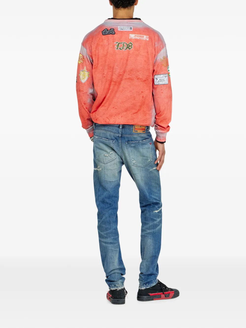 Diesel 2019 D-Strukt slim-fit jeans Blauw