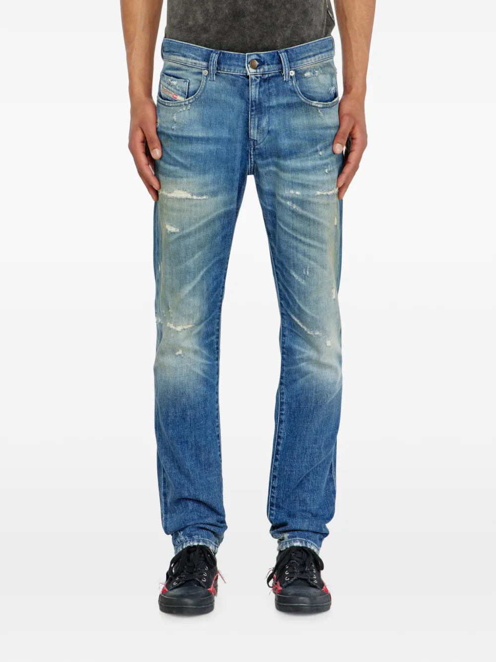 Diesel 2019 D-Strukt slim-fit jeans Blauw