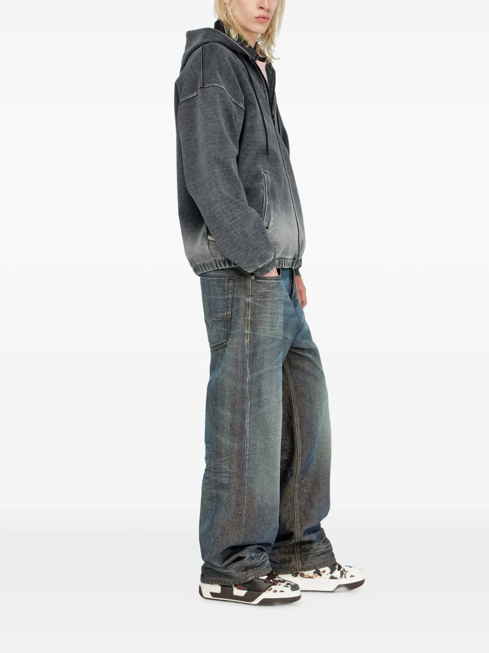 Diesel 1997 D-Enim-M jeans met normale taille Blauw