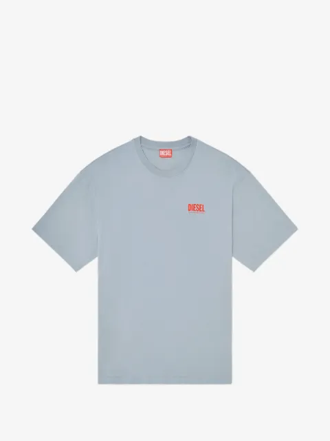 Diesel cotton T-shirt with Diesel Biscotto print