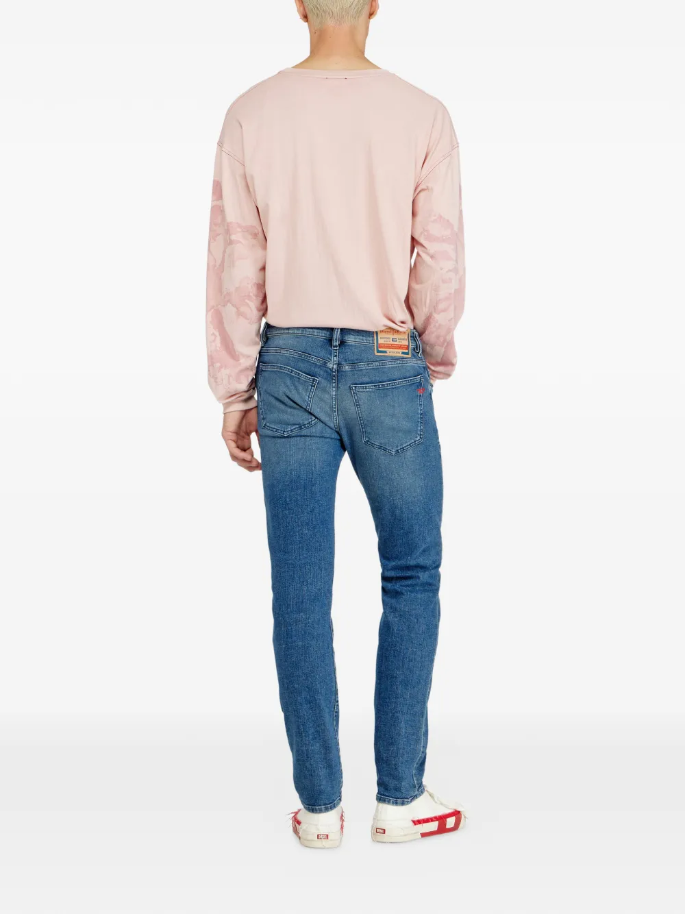 Diesel Slim-fit jeans Blauw