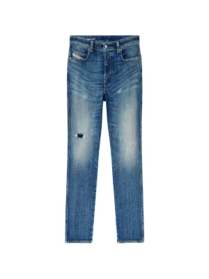 Emporio Armani ダメージ ジーンズ | ブルー | FARFETCH JP