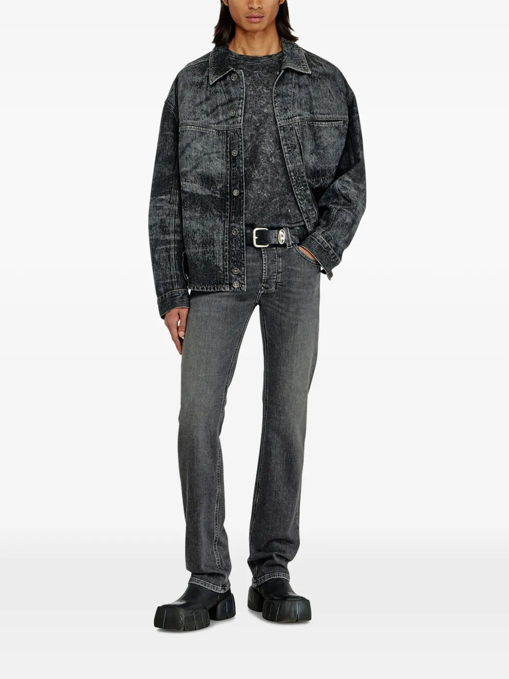 Diesel 1985 Larkee straight-leg jeans - Grigio