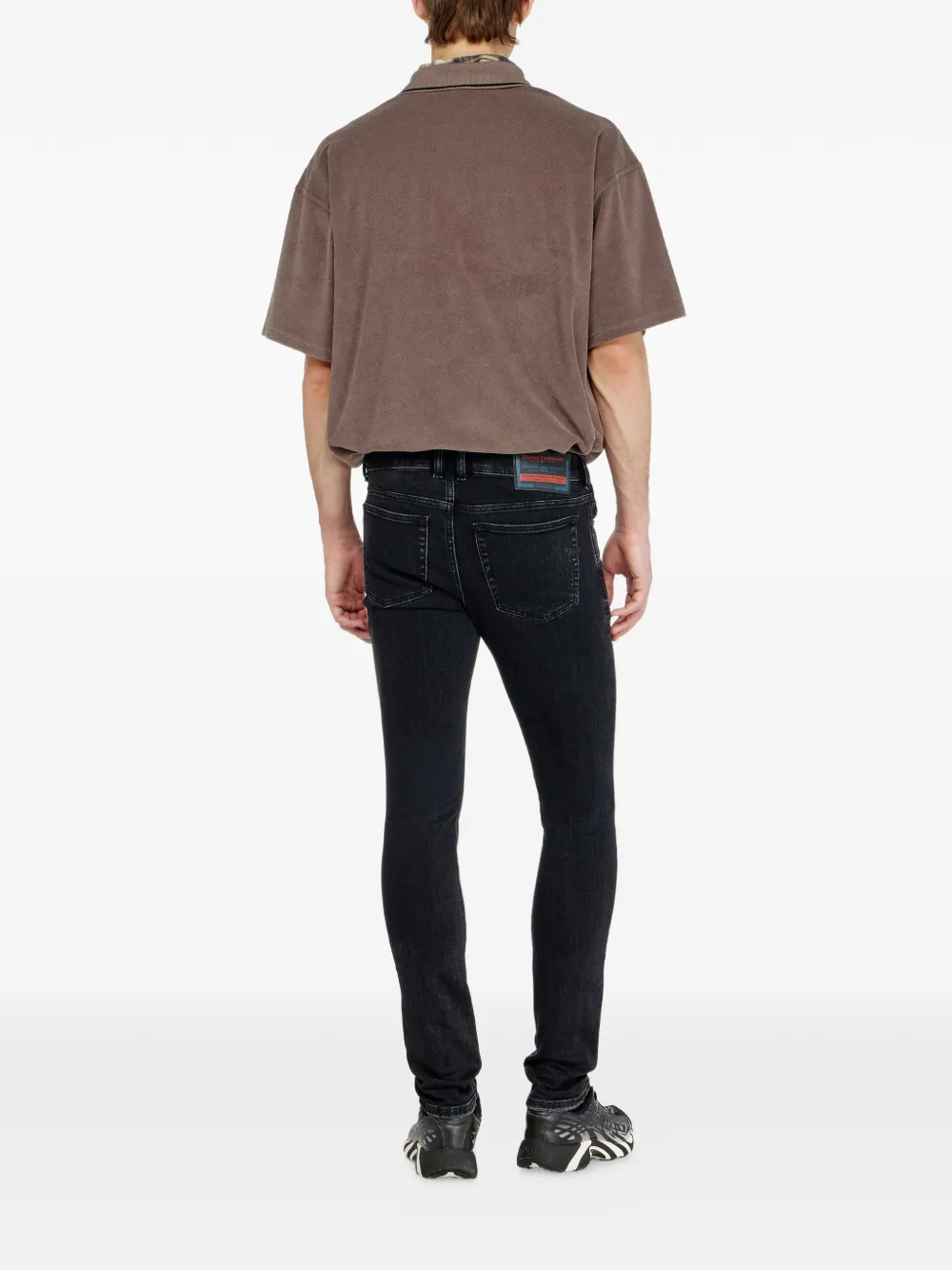 Diesel Skinny jeans low waist 1979 Sleenker Zwart