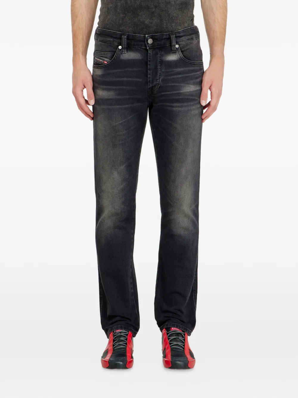 Diesel 1993 D-Vyl jeans met normale taille Zwart