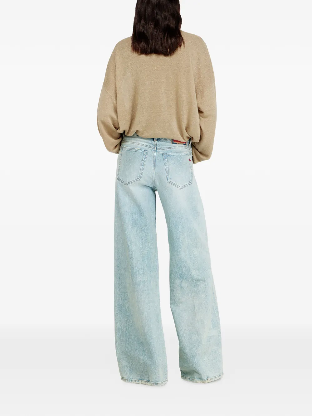 Diesel Flared jeans regular-waist 1978 D-Akemi Blauw