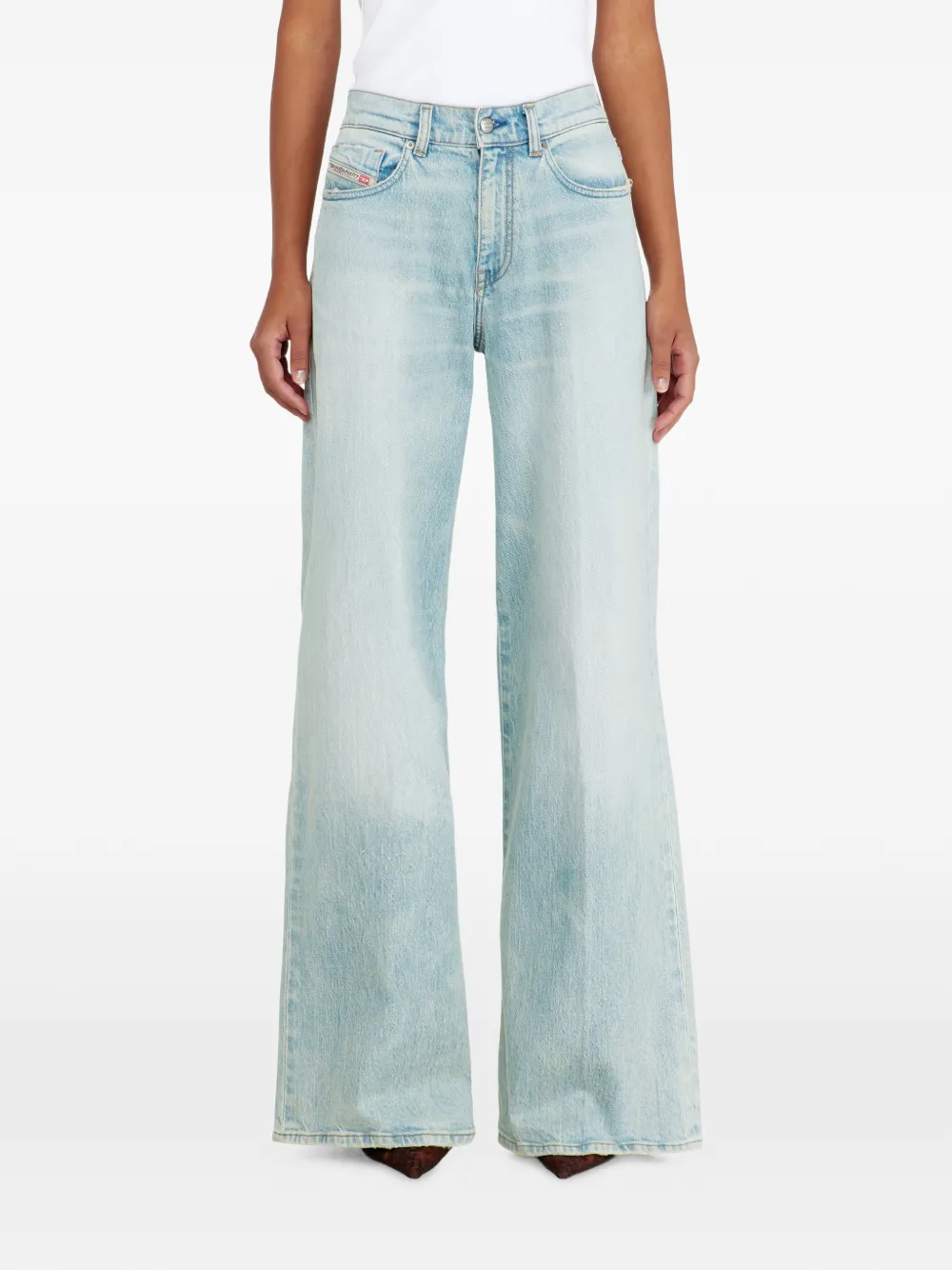 Diesel Flared jeans regular-waist 1978 D-Akemi Blauw