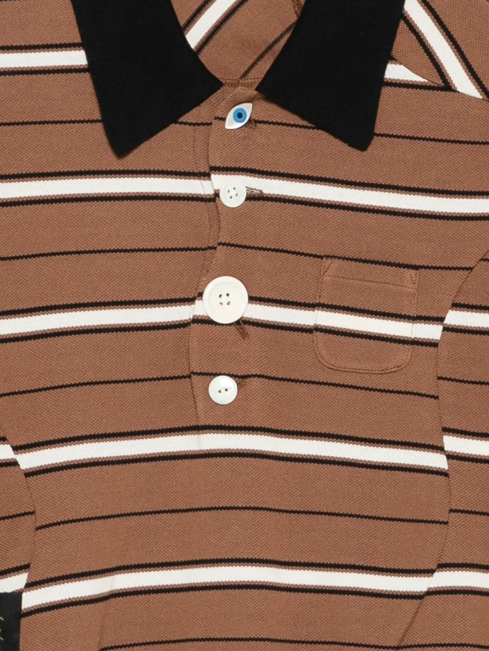 Undercover Gestreepte top Bruin