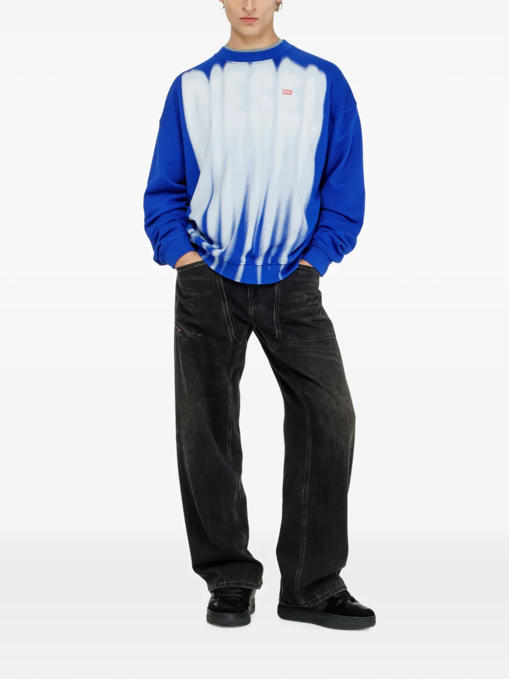 Diesel S-Boxt-AA1 trui Blauw