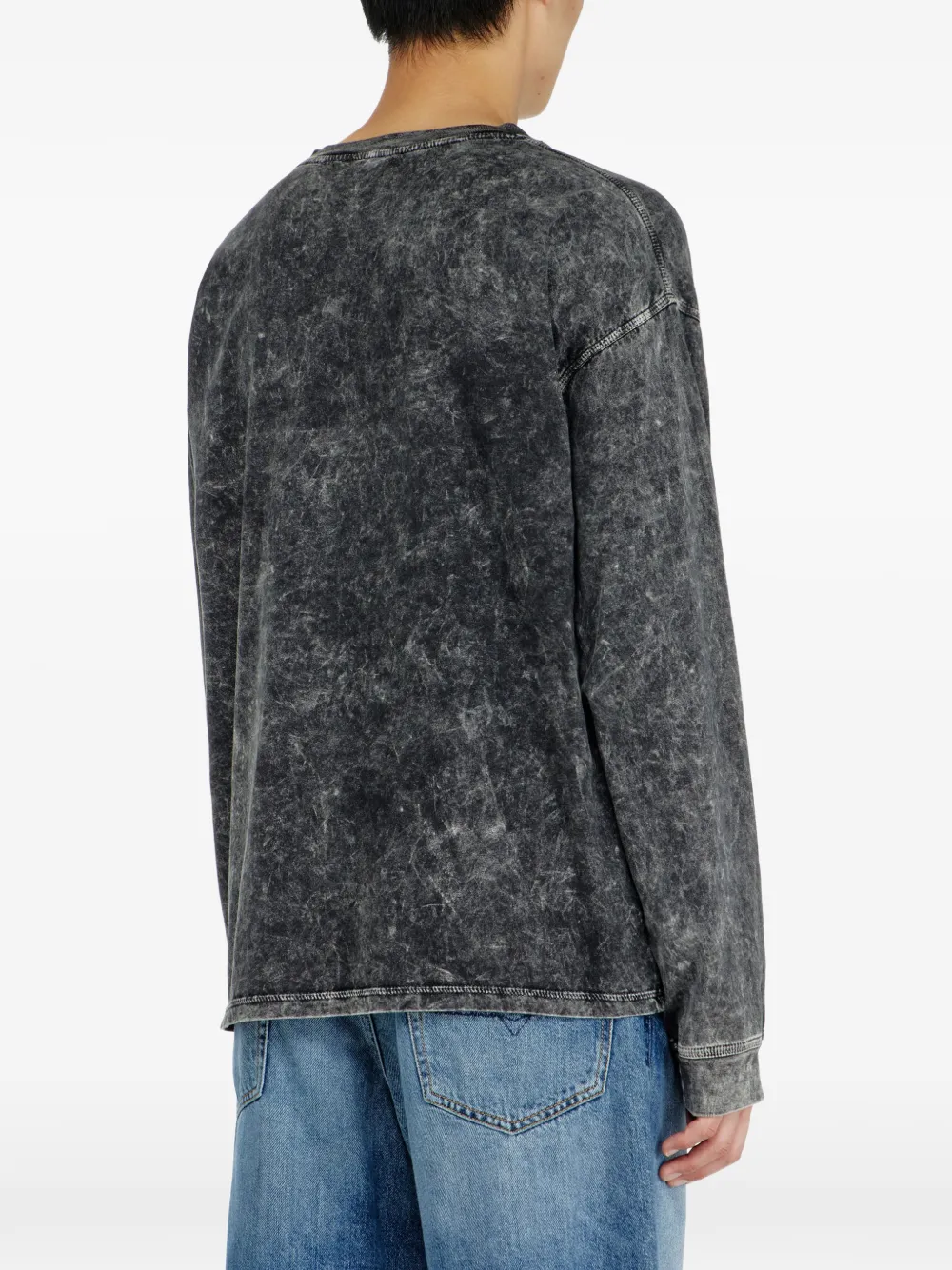 Diesel T-shirt met lange mouwen Grijs