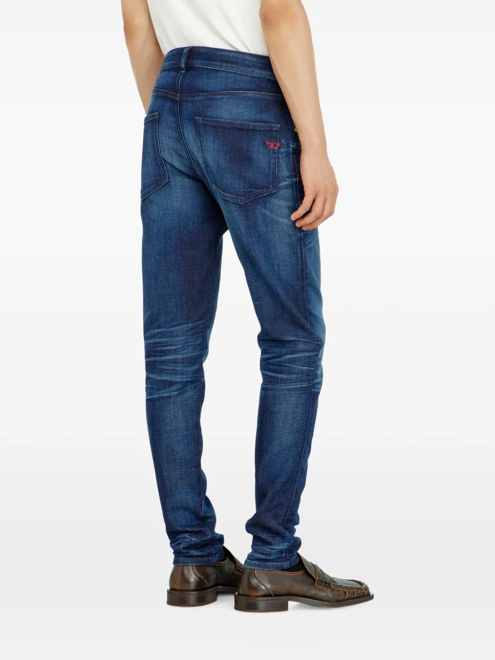 Diesel 2062 D-Strukt Joggjeans slim-fit regular waist Blauw
