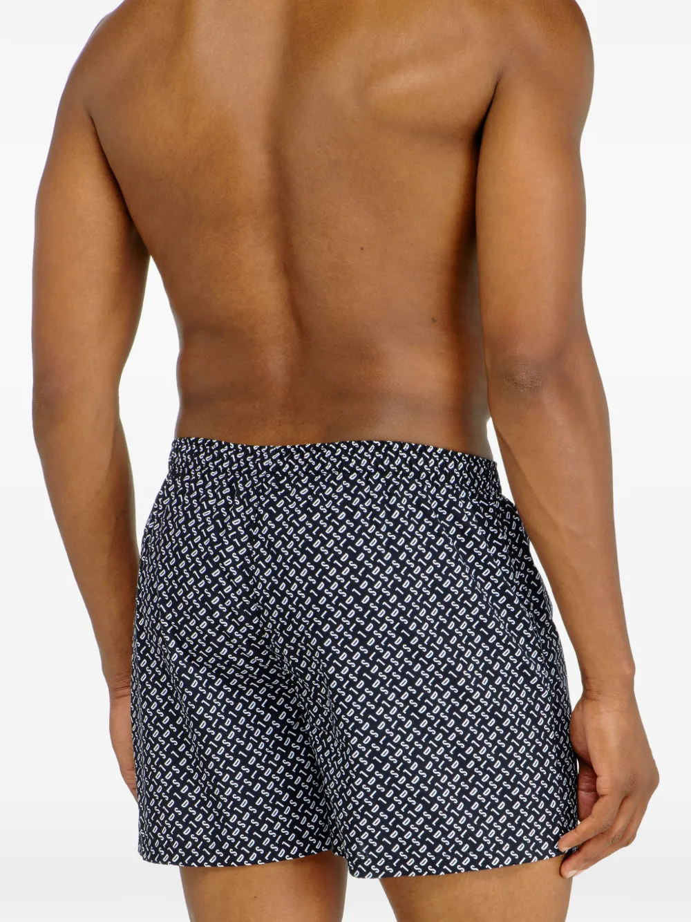 Diesel grafische print katoenen boxershorts set Zwart