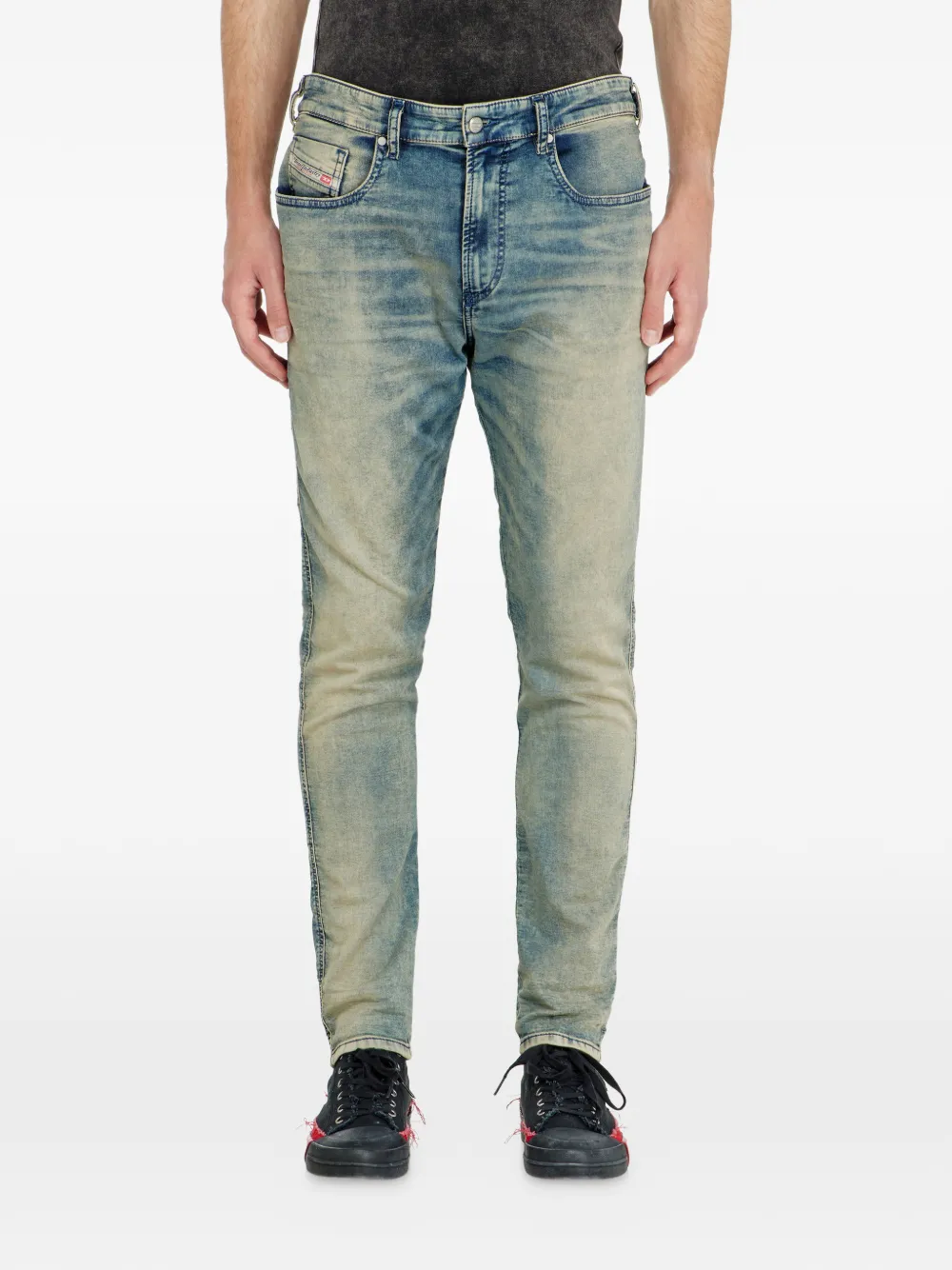 Diesel 2062 D-Strukt Joggjeans slim-fit regular waist Blauw