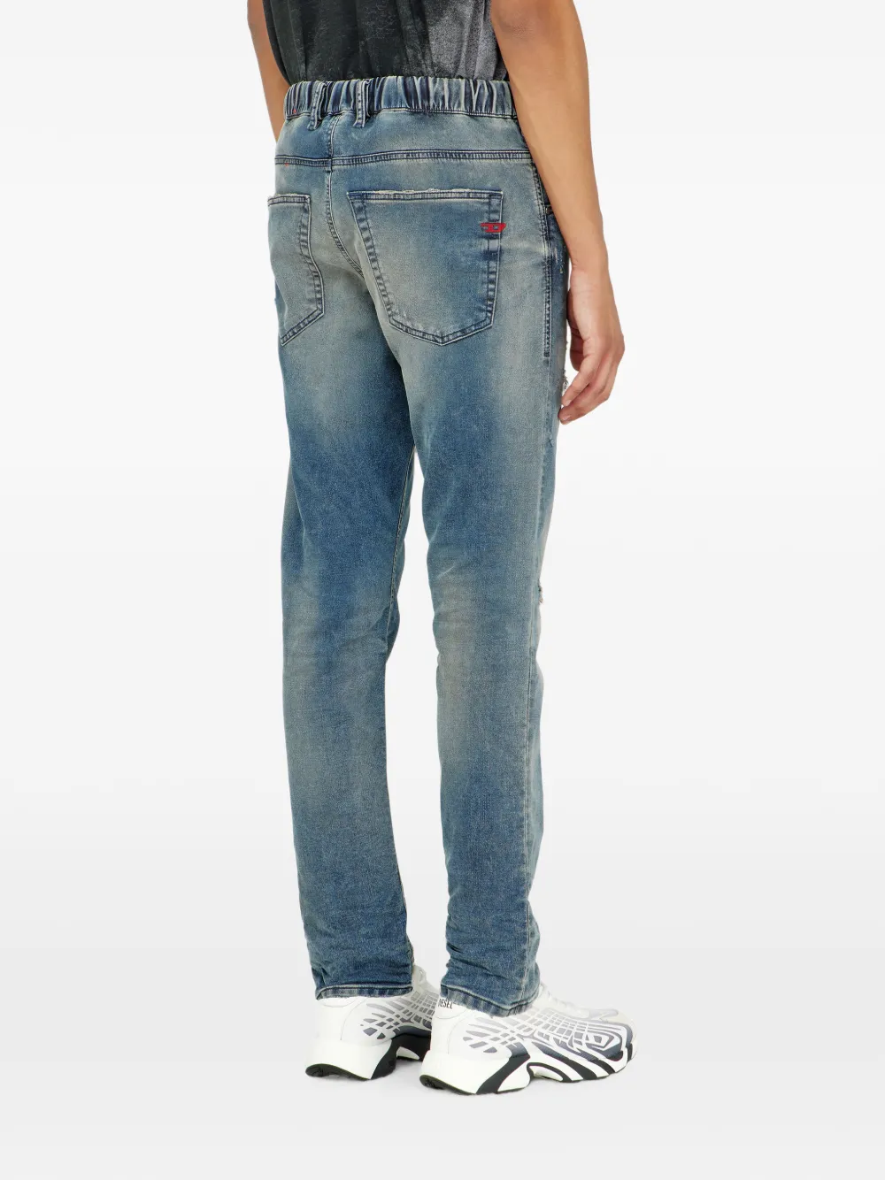 Diesel 2032 D-Krooley-BW Joggjeans jeans Blauw