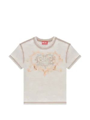Diesel ラインストーン Tシャツ | グレー | FARFETCH JP
