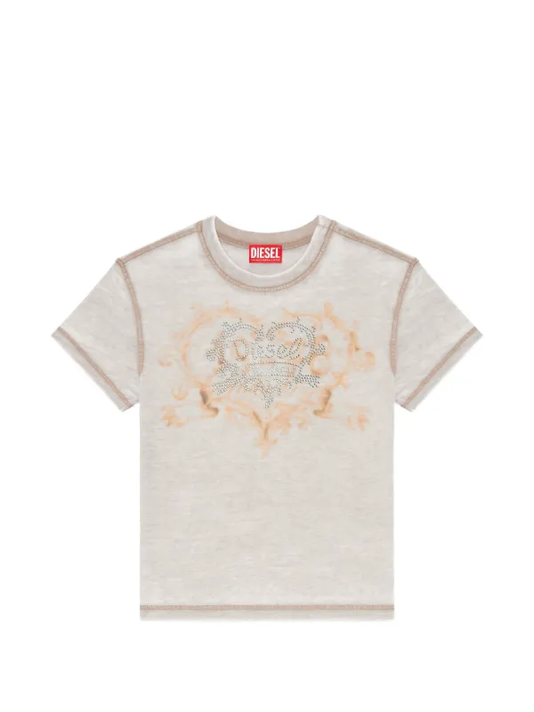 Diesel ラインストーン Tシャツ | ニュートラル | FARFETCH JP