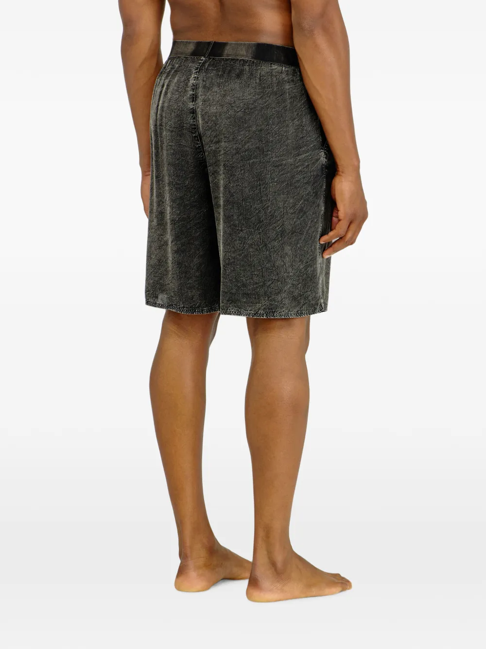 Diesel Viscose shorts Grijs