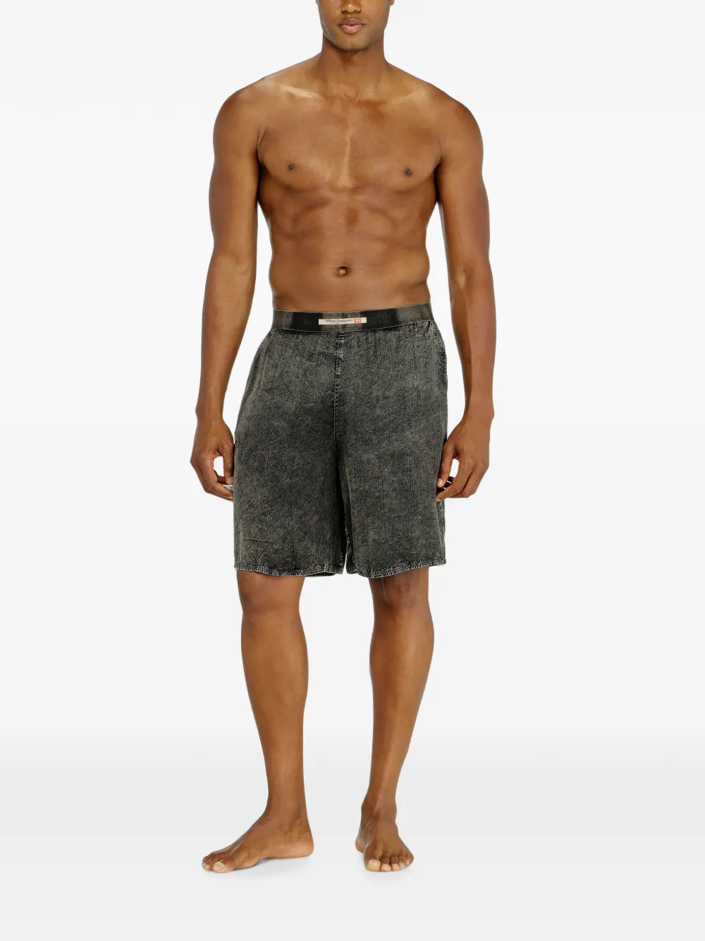 Diesel Viscose shorts Grijs