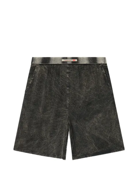 Diesel shorts in treated fluid viscose