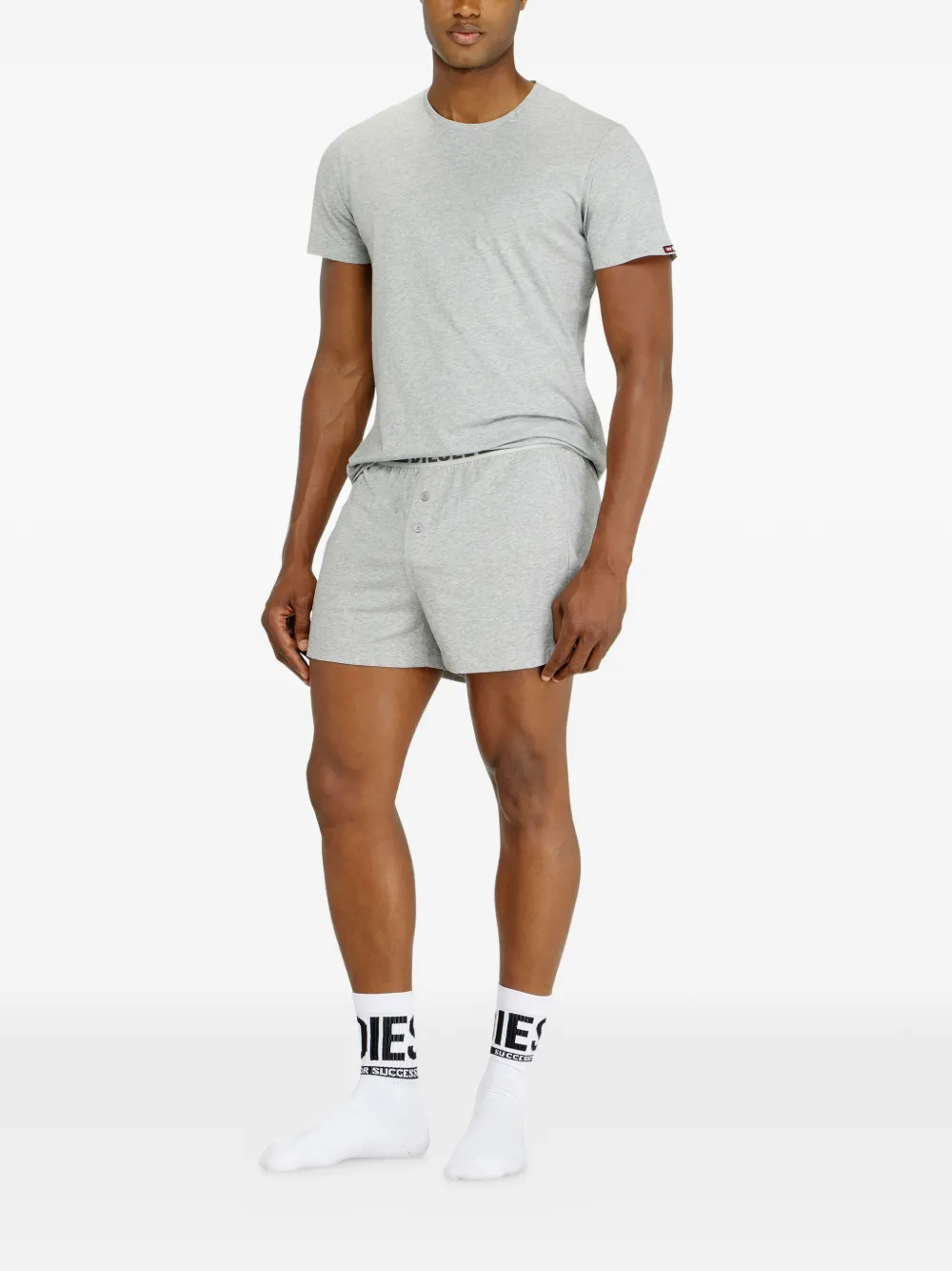 Diesel Drie T-shirts met korte mouwen Grijs