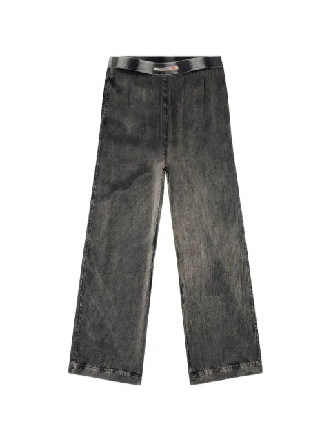 Diesel viscose pants with a fluid fit