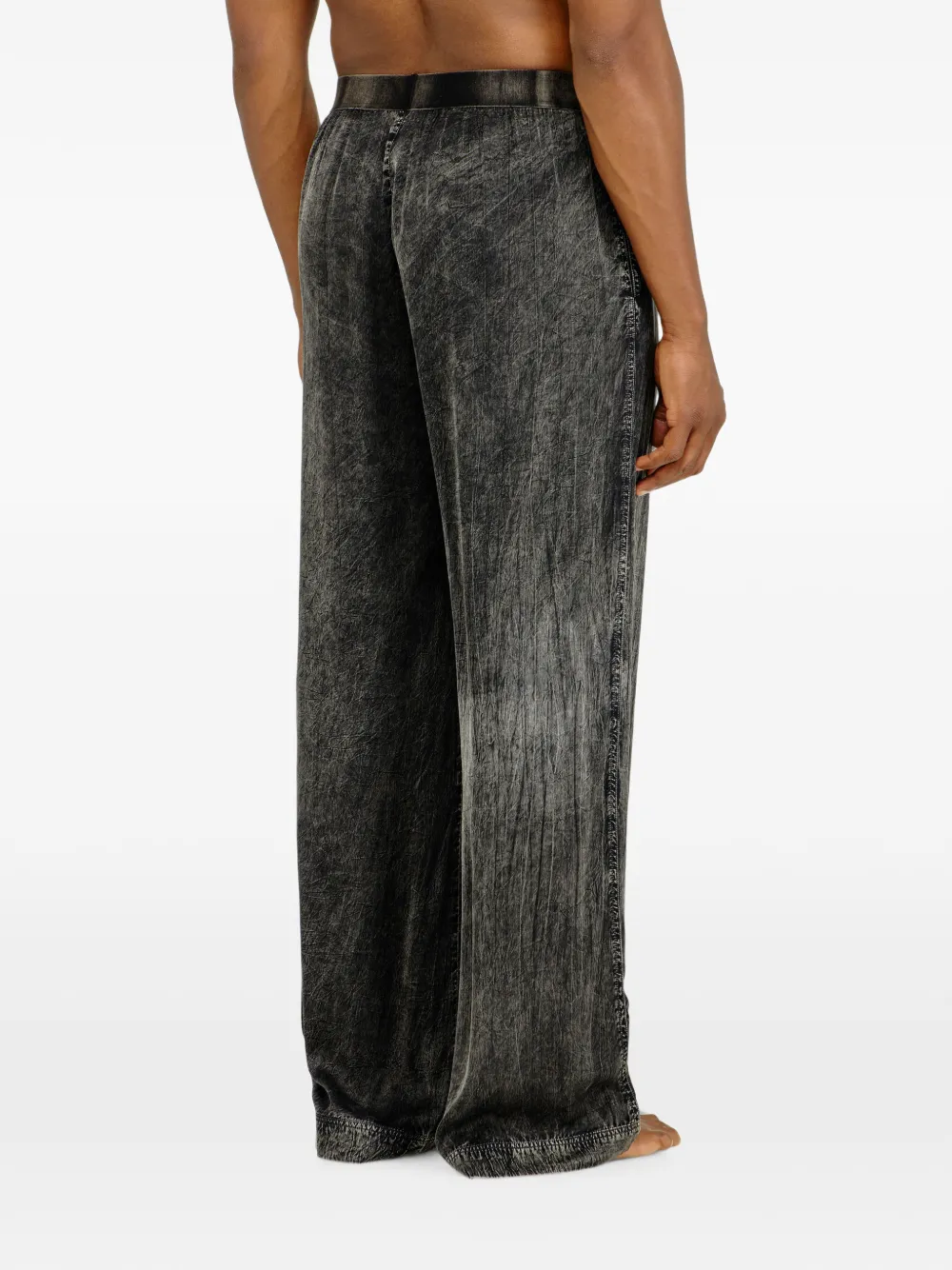 Diesel Viscose broek Grijs