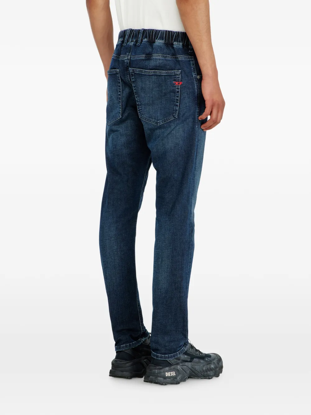 Diesel 2032 D-Krooley-BW Joggjeans straight jeans Blauw