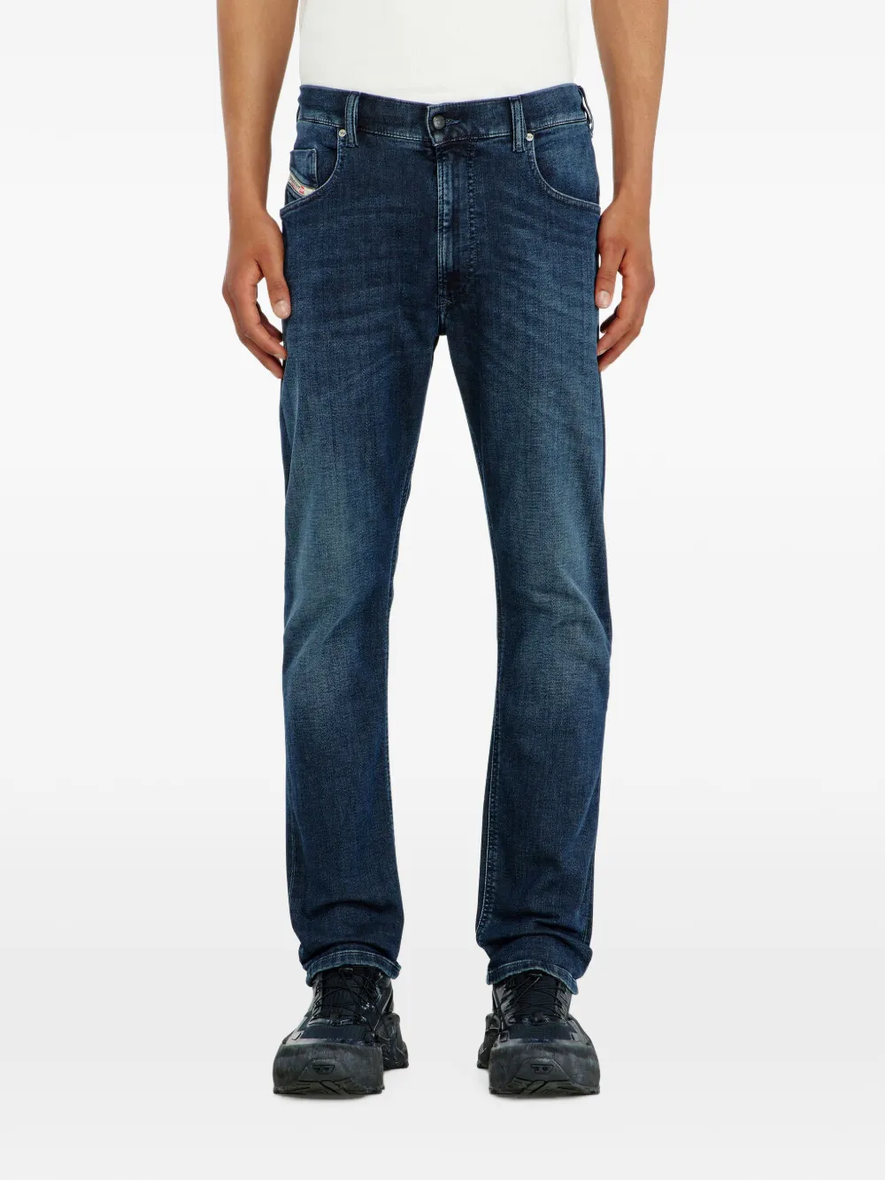 Diesel 2032 D-Krooley-BW Joggjeans® straight-leg jeans - Blau
