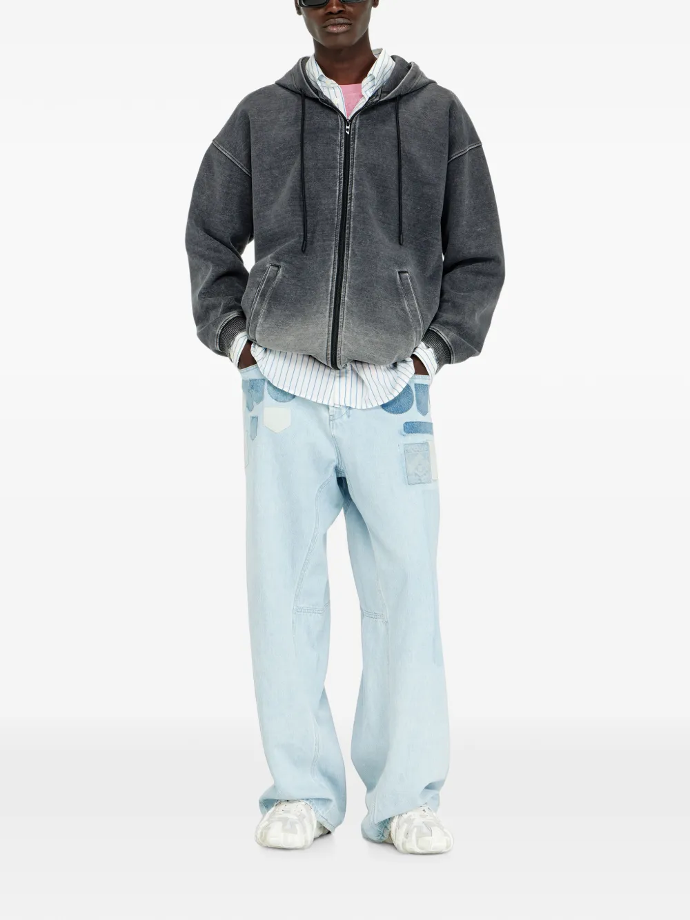 Diesel S-Hermy-Zip jack Blauw
