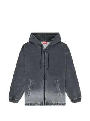 AMIRI Bones スタッズ オーバーサイズ パーカー | ブラック | FARFETCH JP