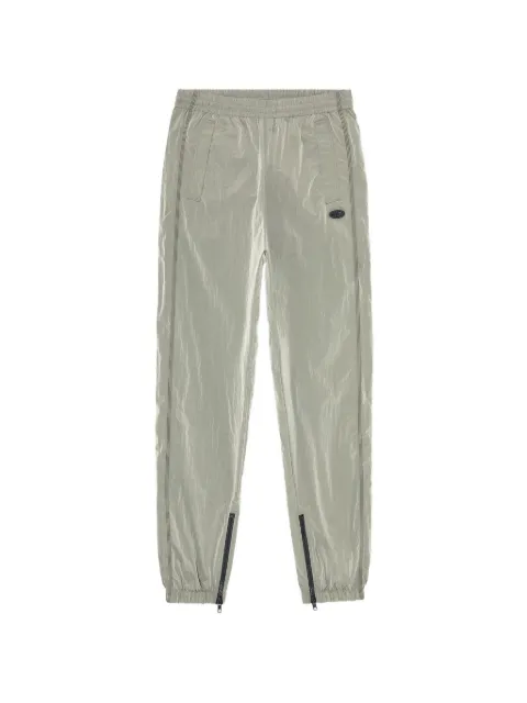 Diesel nylon trousers with crinkle effect