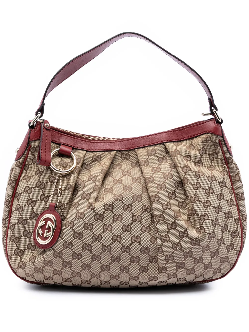 Gucci Pre-Owned 2016-2025 GG Canvas Sukey shoulder bag - Rosso