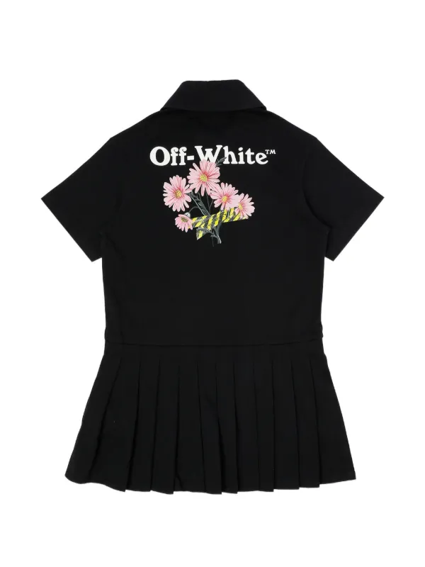off-white kids girls casual dresses Girls White Lace Dress Hollow Out Puff Sleeve... From Babywarehouse, $10.05