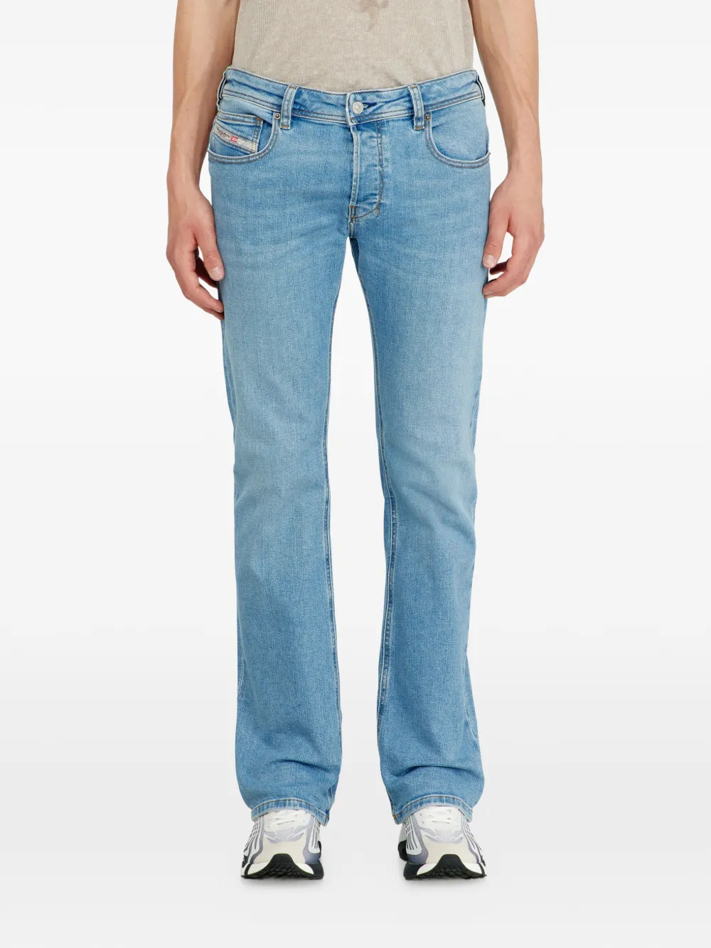 Diesel Zatiny bootcut jeans Blauw