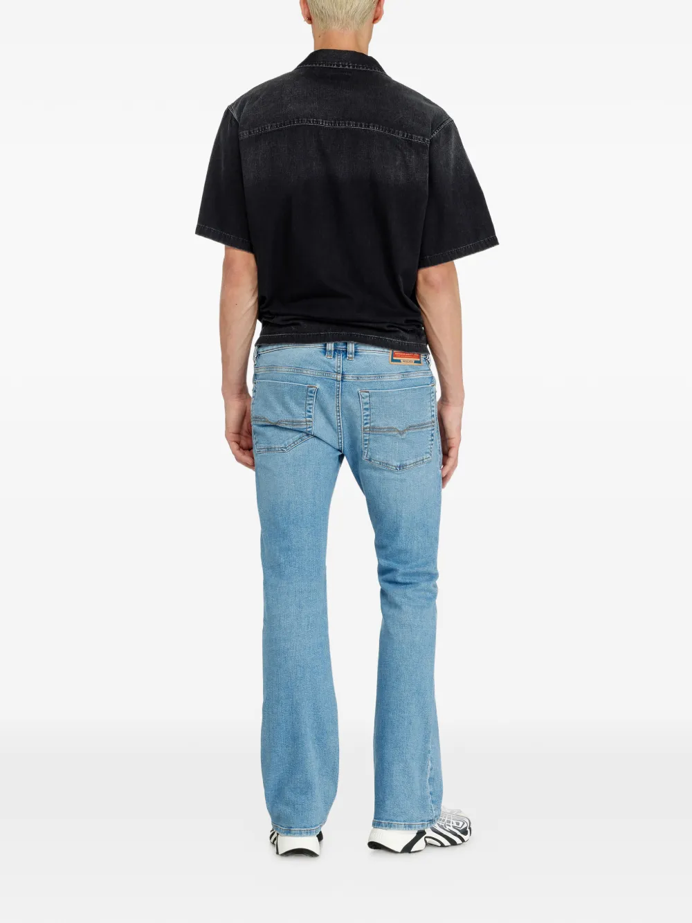 Diesel Zatiny bootcut jeans Blauw