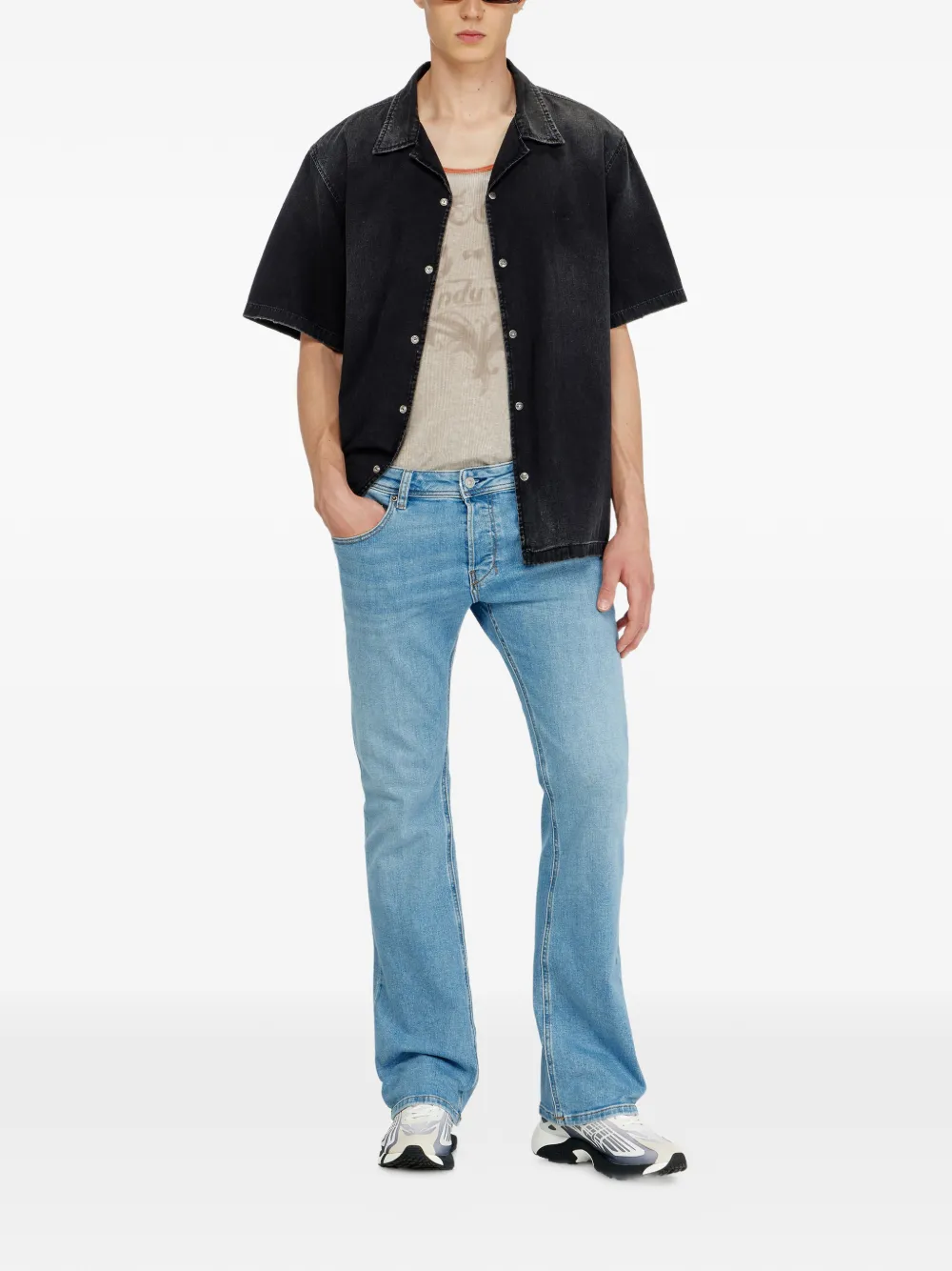  Diesel Vaqueros Bootcut Zatiny - Azul 