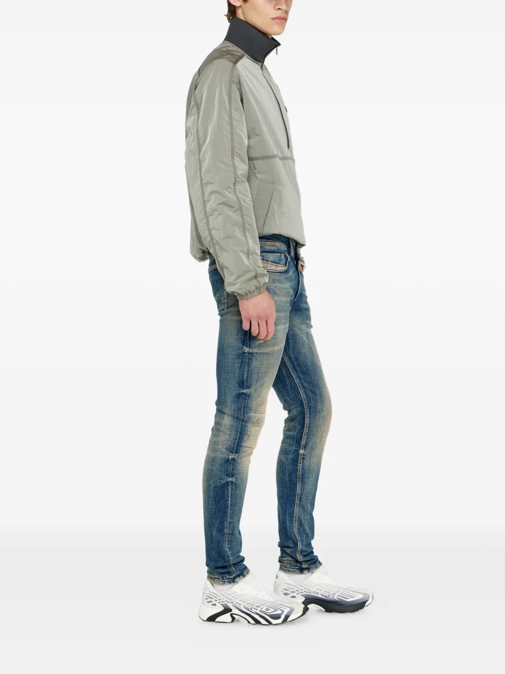 Diesel Skinny jeans low waist 1979 Sleenker Blauw