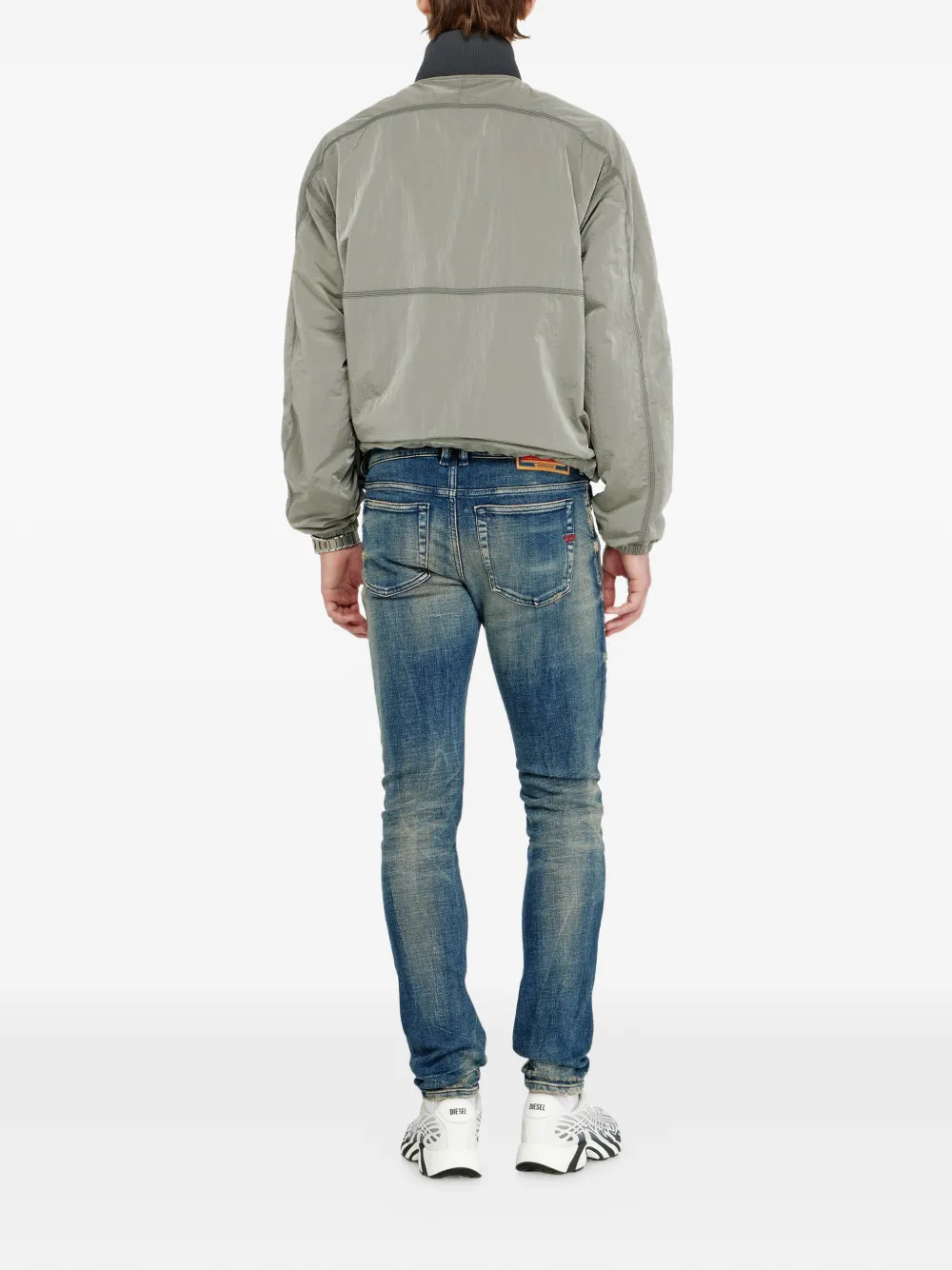 Diesel Skinny jeans low waist 1979 Sleenker Blauw