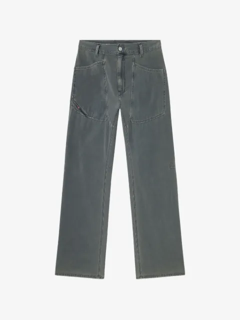 Diesel D-Zeta panelled jeans