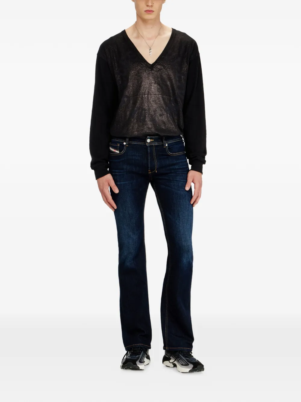 Diesel Bootcut jeans 2007 Zatiny Blauw