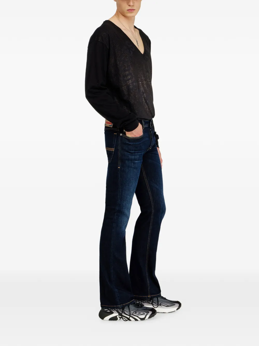 Diesel Bootcut jeans 2007 Zatiny Blauw