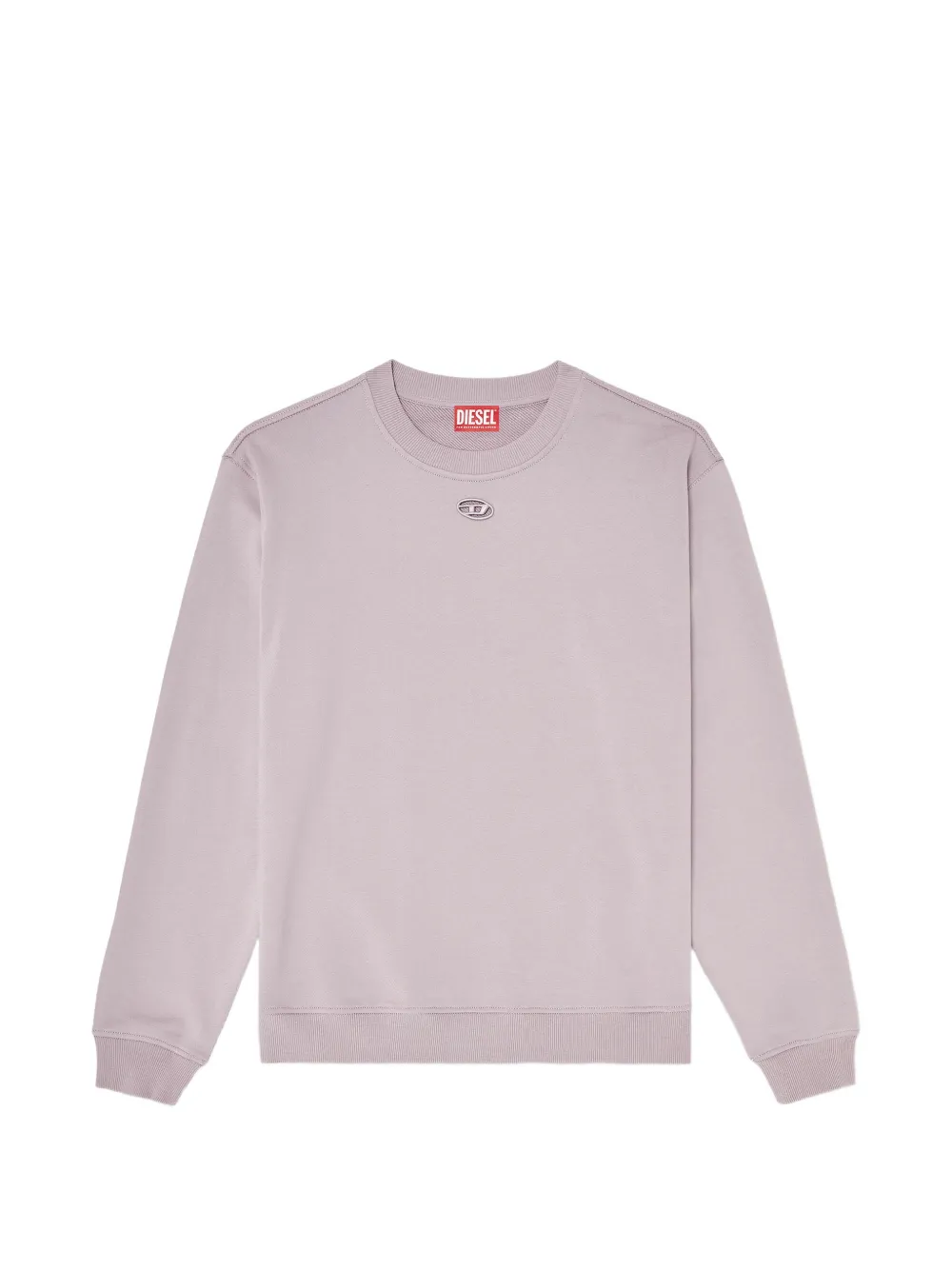 Diesel Oval-D embroidered sweatshirt - Violett