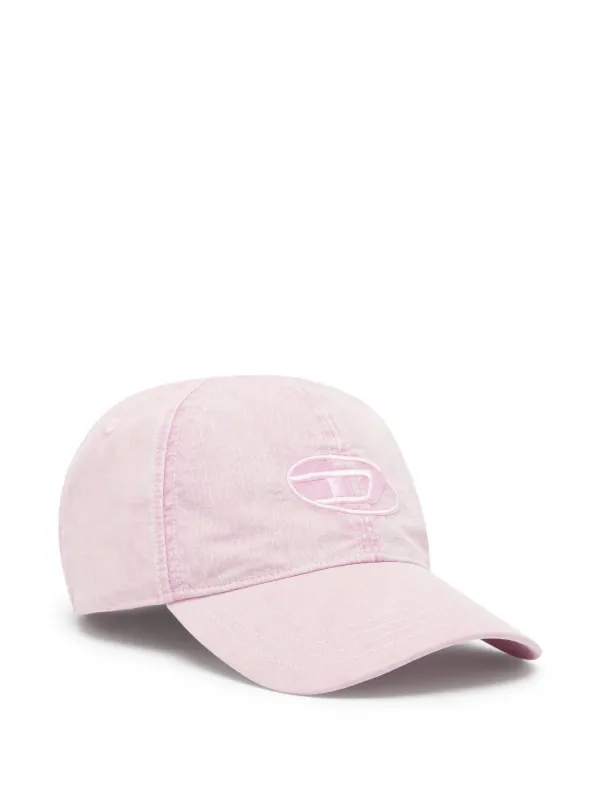 Diesel Oval D ロゴ刺しゅう キャップ | ピンク | FARFETCH JP